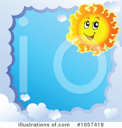 Royalty-Free (RF) Sun Clipart Illustration by visekart - Stock Sample #1057418