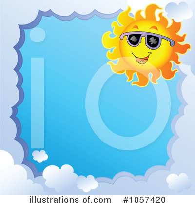 Royalty-Free (RF) Sun Clipart Illustration by visekart - Stock Sample #1057420