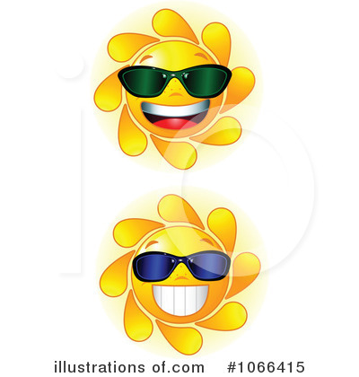 Royalty-Free (RF) Sun Clipart Illustration by Pushkin - Stock Sample #1066415