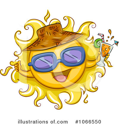 Sun Character Clipart #1066550 by BNP Design Studio