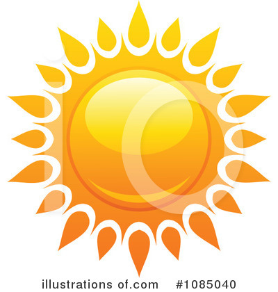 Royalty-Free (RF) Sun Clipart Illustration by elena - Stock Sample #1085040