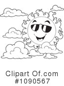Sun Clipart #1090567 by visekart