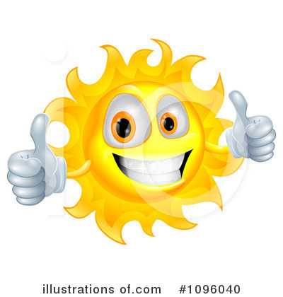 Sun Clipart #1096040 by AtStockIllustration
