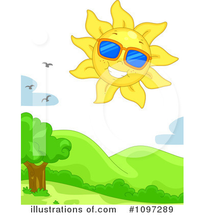 Royalty-Free (RF) Sun Clipart Illustration by BNP Design Studio - Stock Sample #1097289