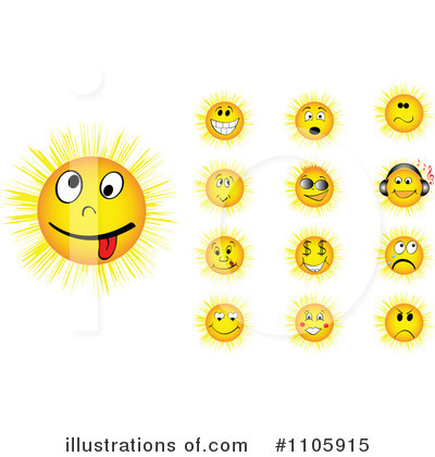 Royalty-Free (RF) Sun Clipart Illustration by Andrei Marincas - Stock Sample #1105915