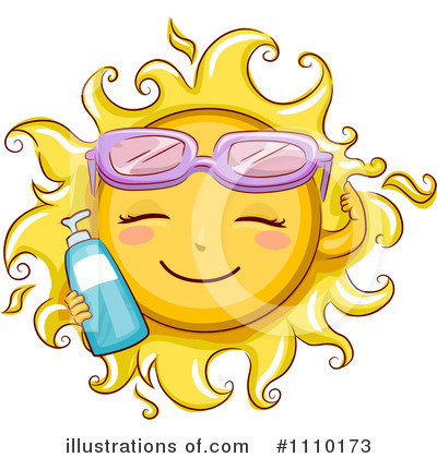 Sun Bathing Clipart #1110173 by BNP Design Studio