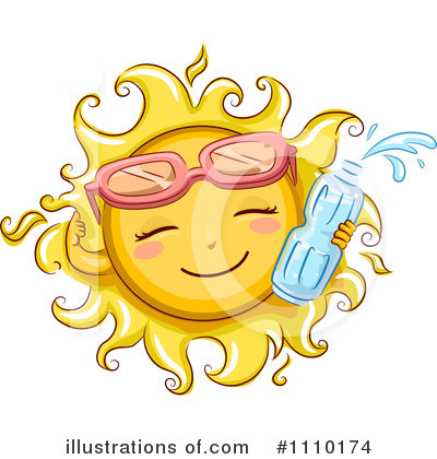 Sun Character Clipart #1110174 by BNP Design Studio