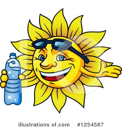 Water Bottle Clipart #1254587 by Vector Tradition SM