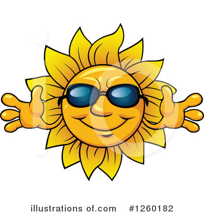 Royalty-Free (RF) Sun Clipart Illustration by Vector Tradition SM - Stock Sample #1260182
