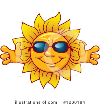 Royalty-Free (RF) Sun Clipart Illustration by Vector Tradition SM - Stock Sample #1260184