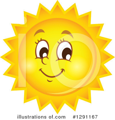 Royalty-Free (RF) Sun Clipart Illustration by visekart - Stock Sample #1291167