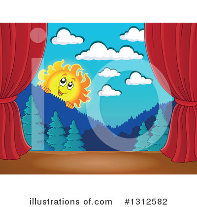 Royalty-Free (RF) Sun Clipart Illustration by visekart - Stock Sample #1312582