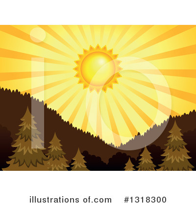 Royalty-Free (RF) Sun Clipart Illustration by visekart - Stock Sample #1318300