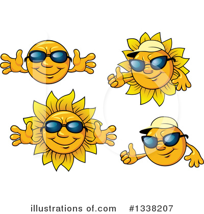 Sunflower Clipart #1338207 by Vector Tradition SM