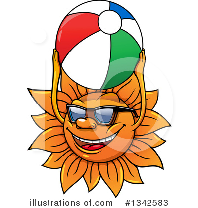Royalty-Free (RF) Sun Clipart Illustration by Vector Tradition SM - Stock Sample #1342583