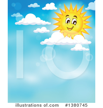 Royalty-Free (RF) Sun Clipart Illustration by visekart - Stock Sample #1380745