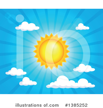 Royalty-Free (RF) Sun Clipart Illustration by visekart - Stock Sample #1385252