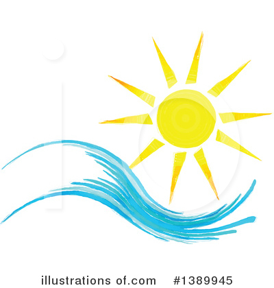 Royalty-Free (RF) Sun Clipart Illustration by KJ Pargeter - Stock Sample #1389945