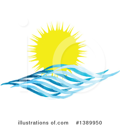 Royalty-Free (RF) Sun Clipart Illustration by KJ Pargeter - Stock Sample #1389950