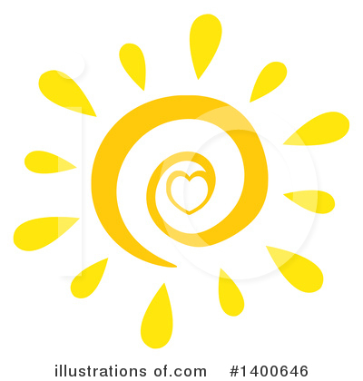 Royalty-Free (RF) Sun Clipart Illustration by Hit Toon - Stock Sample #1400646