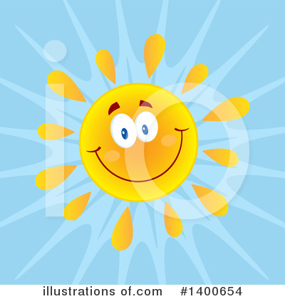 Royalty-Free (RF) Sun Clipart Illustration by Hit Toon - Stock Sample #1400654
