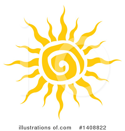 Royalty-Free (RF) Sun Clipart Illustration by Hit Toon - Stock Sample #1408822