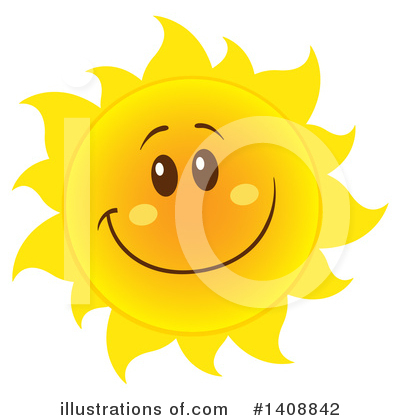 Royalty-Free (RF) Sun Clipart Illustration by Hit Toon - Stock Sample #1408842