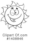 Sun Clipart #1408846 by Hit Toon