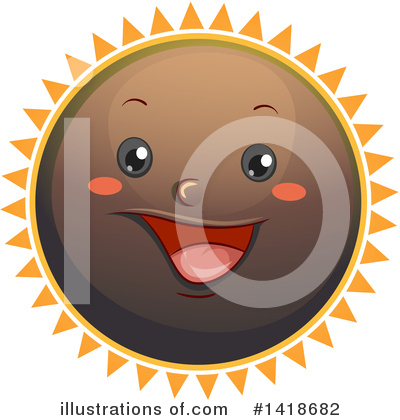Solar Eclipse Clipart #1418682 by BNP Design Studio