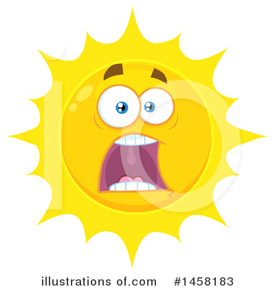 Royalty-Free (RF) Sun Clipart Illustration by Hit Toon - Stock Sample #1458183