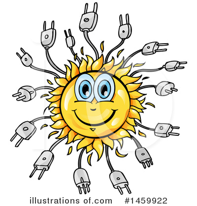 Royalty-Free (RF) Sun Clipart Illustration by Domenico Condello - Stock Sample #1459922