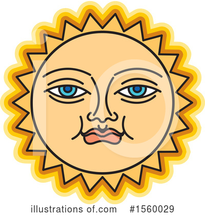 Royalty-Free (RF) Sun Clipart Illustration by Lal Perera - Stock Sample #1560029