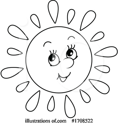 Royalty-Free (RF) Sun Clipart Illustration by Alex Bannykh - Stock Sample #1708522