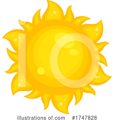 Royalty-Free (RF) Sun Clipart Illustration by Hit Toon - Stock Sample #1747828