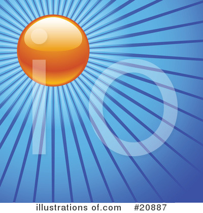 Royalty-Free (RF) Sun Clipart Illustration by elaineitalia - Stock Sample #20887