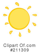 Sun Clipart #211309 by Hit Toon