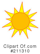 Sun Clipart #211310 by Hit Toon