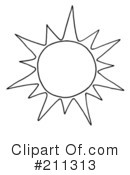 Sun Clipart #211313 by Hit Toon
