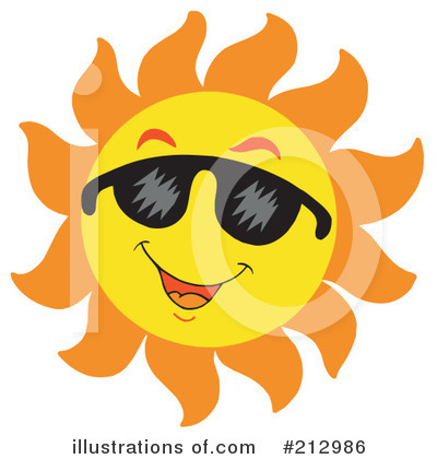 Royalty-Free (RF) Sun Clipart Illustration by visekart - Stock Sample #212986