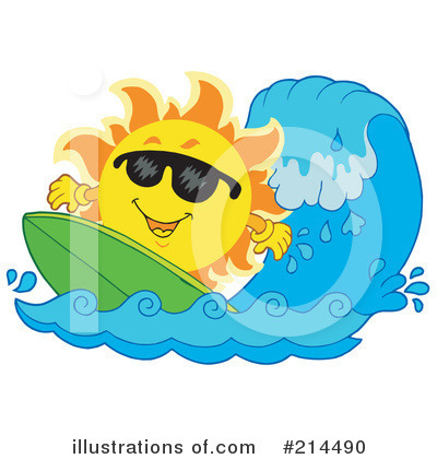 Royalty-Free (RF) Sun Clipart Illustration by visekart - Stock Sample #214490
