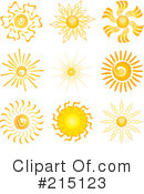 Sun Clipart #215123 by KJ Pargeter