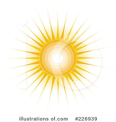 Royalty-Free (RF) Sun Clipart Illustration by Maria Bell - Stock Sample #226939