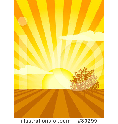 Royalty-Free (RF) Sun Clipart Illustration by elaineitalia - Stock Sample #30299