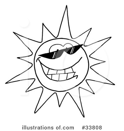 Sun Character Clipart #33808 by Hit Toon