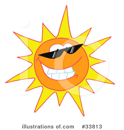Sun Character Clipart #33813 by Hit Toon