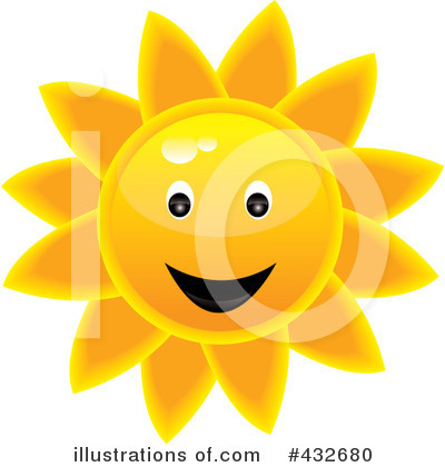Royalty-Free (RF) Sun Clipart Illustration by Pams Clipart - Stock Sample #432680