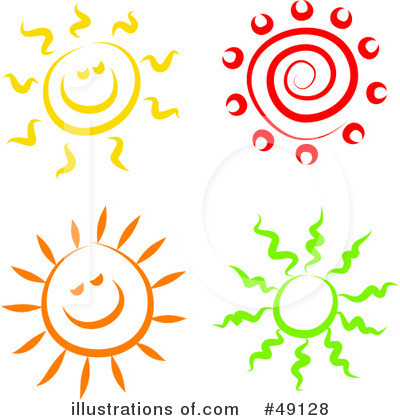 Royalty-Free (RF) Sun Clipart Illustration by Prawny - Stock Sample #49128