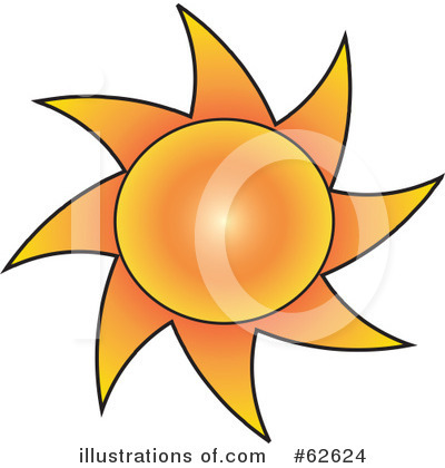 Royalty-Free (RF) Sun Clipart Illustration by Pams Clipart - Stock Sample #62624