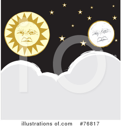 Royalty-Free (RF) Sun Clipart Illustration by xunantunich - Stock Sample #76817