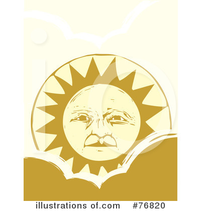 Royalty-Free (RF) Sun Clipart Illustration by xunantunich - Stock Sample #76820